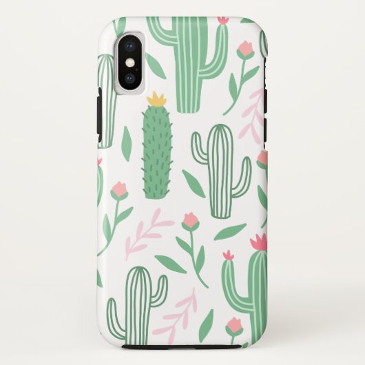 Coques Case-Mate iPhone Motif succulent de cactus lumineux (Dos)