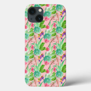 Etui iPhone Case-Mate Motif Succulent de l'aquarelle florissante