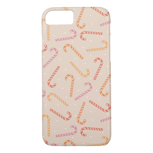 Coques Case-Mate iPhone Motif sucre de canne doux (Dos)