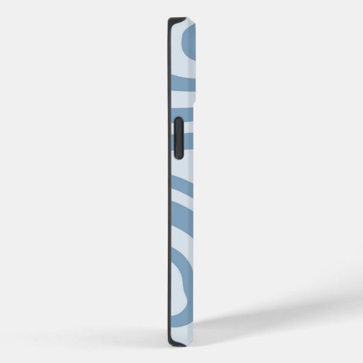 Coques Case-Mate iPhone Motif Super Y2K rétro bleu (Verso / Droite)