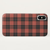 Coques Case-Mate iPhone Motif tartan simple en rouge (Dos (Horizontal))