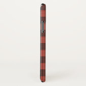 Coques Case-Mate iPhone Motif tartan simple en rouge (Dos/Droite)