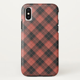 Case-Mate iPhone Case Motif tartan simple en rouge
