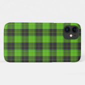 Coques Case-Mate iPhone Motif tartan simple en vert foncé (Dos (Horizontal))