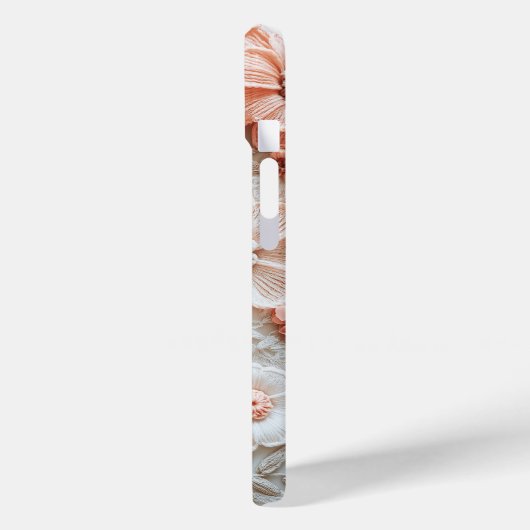 Coques Case-Mate iPhone Motif tendance Boho Crochet Pastel Flowers (Verso / Gauche)