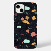 Coques Case-Mate iPhone Motif Terrazzo Noir (Verso)