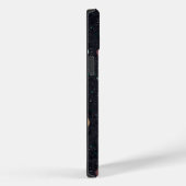 Coques Case-Mate iPhone Motif Terrazzo Noir (Verso / Droite)