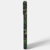 Coques Case-Mate iPhone motif tictactoe.GREEN.B2 DGrey BG (Verso / Gauche)