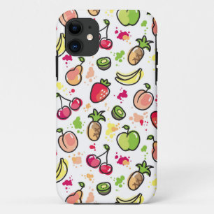 Coques Pour iPhone motif tiré par la main de fruits