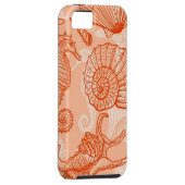 Coques Case-Mate iPhone Motif tiré par la main de mer (Dos/Droit)