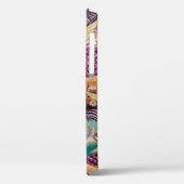 Coques Case-Mate iPhone Motif tissu textile (Verso / Gauche)