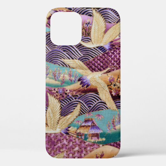 Coques Case-Mate iPhone Motif tissu textile (Verso)