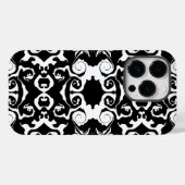 Coques Case-Mate iPhone Motif torride en noir et blanc (Verso (horizontal))