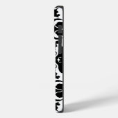 Coques Case-Mate iPhone Motif torride en noir et blanc (Verso / Gauche)