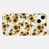 Coques Case-Mate iPhone Motif tournesol (Verso (horizontal))