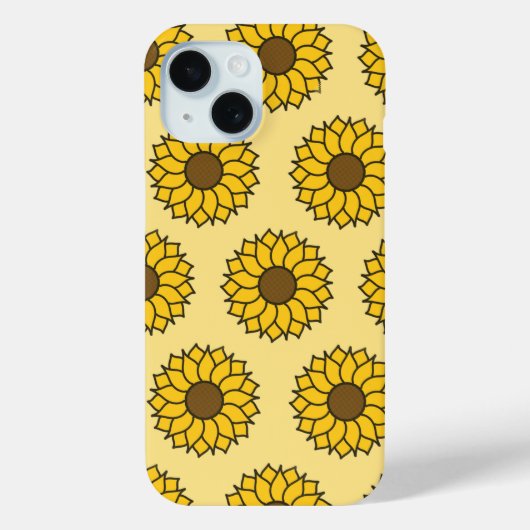 Coques Case-Mate iPhone Motif Tournesol (Verso)