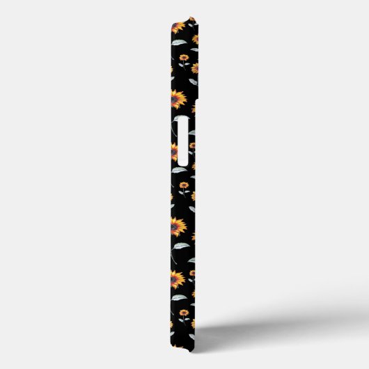 Coques Case-Mate iPhone Motif tournesol (Verso / Droite)