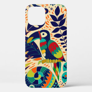 Case-Mate iPhone Case Motif transparent. Arrière - plan fleuri jaune.