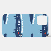 Coques Case-Mate iPhone Motif transparent avec crocodiles (Verso (horizontal))