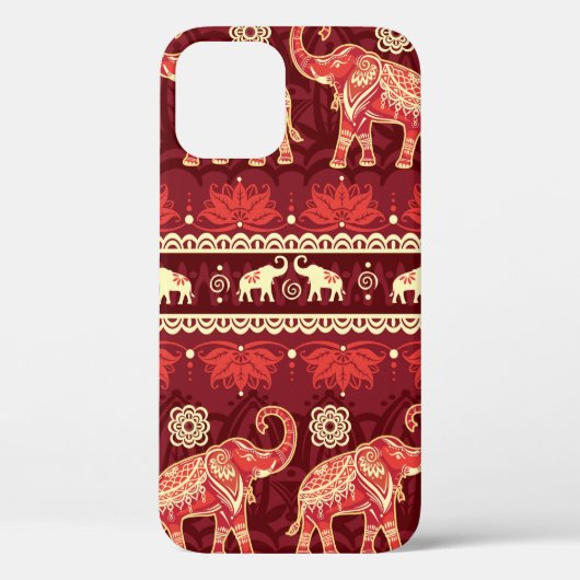 Coques Case-Mate iPhone Motif transparent avec éléphants (Verso)