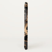 Coques Case-Mate iPhone motif transparent avec engrenages (Dos/Droite)