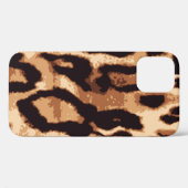 Coques Case-Mate iPhone Motif transparent Empreinte de léopard (Verso (horizontal))