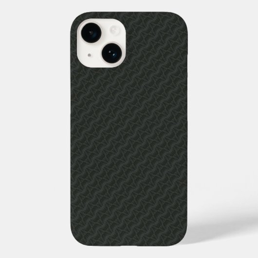 Coques Case-Mate iPhone Motif transparent en acier gris (Verso)