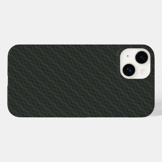 Coques Case-Mate iPhone Motif transparent en acier gris (Verso (horizontal))
