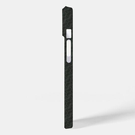 Coques Case-Mate iPhone Motif transparent en acier gris (Verso / Gauche)