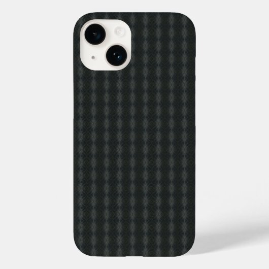 Coques Case-Mate iPhone Motif transparent en acier gris (Verso)
