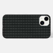 Coques Case-Mate iPhone Motif transparent en acier gris (Verso (horizontal))