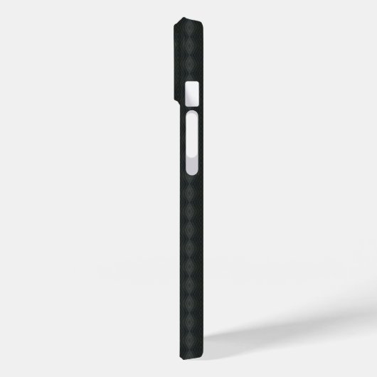 Coques Case-Mate iPhone Motif transparent en acier gris (Verso / Gauche)