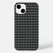 Coques Case-Mate iPhone Motif transparent en acier gris (Verso)