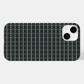 Coques Case-Mate iPhone Motif transparent en acier gris (Verso (horizontal))