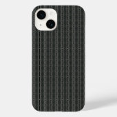 Coques Case-Mate iPhone Motif transparent en acier gris (Verso)