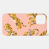 Coques Case-Mate iPhone Motif transparent pour les tigres mignons (Verso (horizontal))