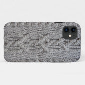 Coques Case-Mate iPhone motif tressé de knit (Dos (Horizontal))