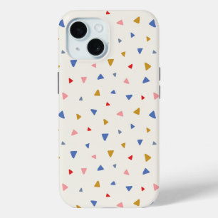 Coque Pour iPhone 15 Motif triangle à main