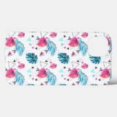 Coques Case-Mate iPhone Motif triangle feuille tropicale (Verso (horizontal))