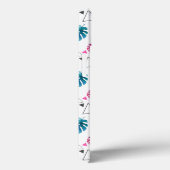 Coques Case-Mate iPhone Motif triangle feuille tropicale (Verso / Droite)