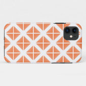 Coques Case-Mate iPhone Motif triangle Orange tendance (Dos (Horizontal))