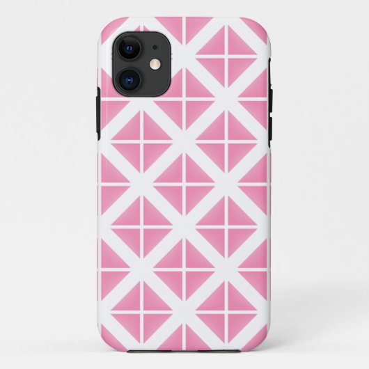 Coques Case-Mate iPhone Motif triangle rose tendance (Dos)