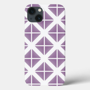 iPhone 13 Case Motif triangle tendance violet