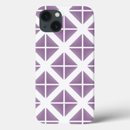 Coques Case-Mate iPhone Motif triangle tendance violet (Verso)