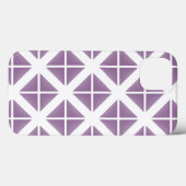 Coques Case-Mate iPhone Motif triangle tendance violet (Verso (horizontal))