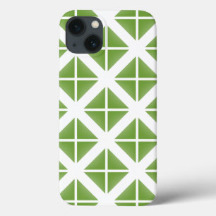 Coques Pour iPhone Motif triangle vert tendance