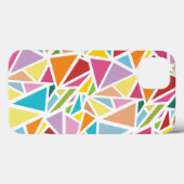 Coques Case-Mate iPhone Motif triangles colorés (Verso (horizontal))