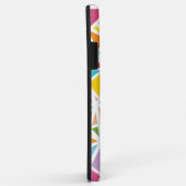 Coques Case-Mate iPhone Motif triangles colorés (Dos/Droite)