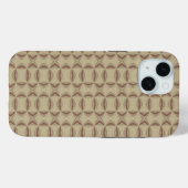 Coques Case-Mate iPhone motif triangles décoratifs Brown (Verso (horizontal))
