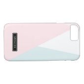 Coques Case-Mate iPhone Motif Triangles moderne | Pastel Personnalisé (Dos (Horizontal))